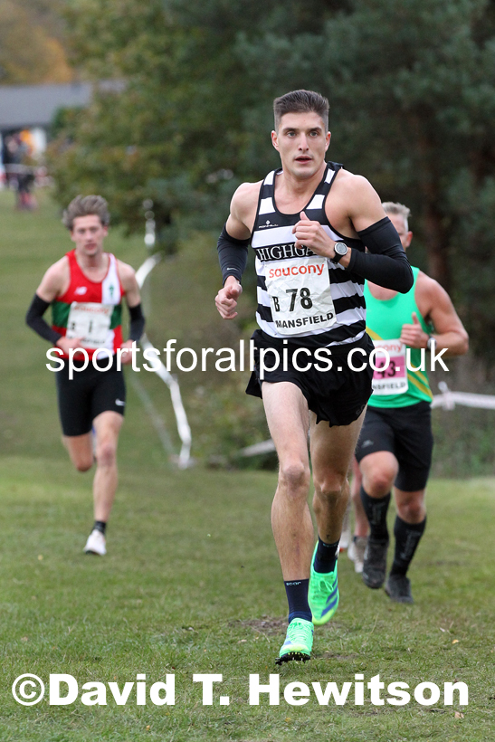 Senior mens 2021 National Cross Country Relays, Berry Hill Park, Mansfield. Photo: David T. Hewitson/Sports for All Pics